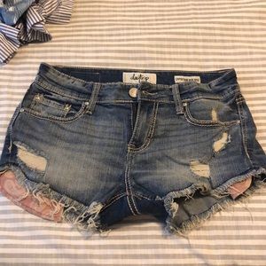 denim shorts